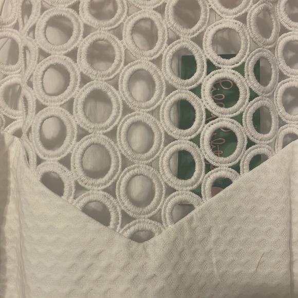 Lilly Pulitzer white sleeveless top - Picture 4 of 6